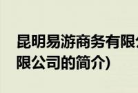 昆明易游商务有限公司(关于昆明易游商务有限公司的简介)