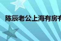 陈辰老公上海有房有车吗（陈辰老公是谁）