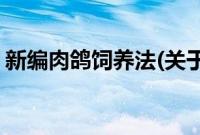 新编肉鸽饲养法(关于新编肉鸽饲养法的简介)