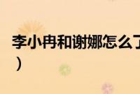 李小冉和谢娜怎么了（谢娜李小冉发生了什么）
