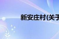 新安庄村(关于新安庄村的简介)
