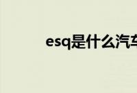 esq是什么汽车（eso是什么车）