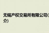 无锡产权交易所有限公司(关于无锡产权交易所有限公司的简介)