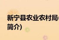 新宁县农业农村局(关于新宁县农业农村局的简介)