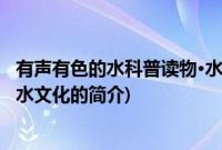 有声有色的水科普读物·水文化(关于有声有色的水科普读物·水文化的简介)