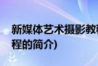 新媒体艺术摄影教程(关于新媒体艺术摄影教程的简介)
