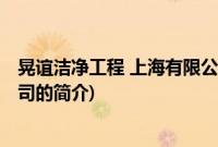 晃谊洁净工程 上海有限公司(关于晃谊洁净工程 上海有限公司的简介)