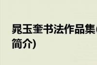 晁玉奎书法作品集(关于晁玉奎书法作品集的简介)