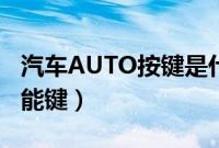 汽车AUTO按键是什么意思(AUTO是什么功能键)