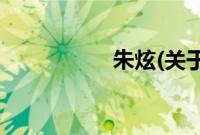 朱炫(关于朱炫的简介)