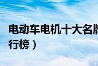 电动车电机十大名牌（两轮电动车电机十大排行榜）