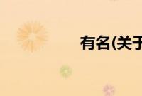 有名(关于有名的简介)