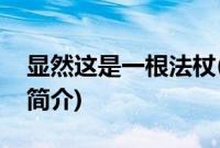 显然这是一根法杖(关于显然这是一根法杖的简介)