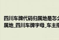 四川车牌代码归属地是怎么排的(四川车牌代码_四川车牌归属地_四川车牌字母_车主指南)