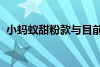 小蚂蚁甜粉款与目前在售车型基本保持一致