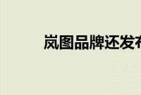 岚图品牌还发布了一张全新MPV