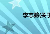 李志鹏(关于李志鹏的简介)