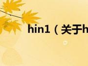 hin1（关于hin1的基本详情介绍）
