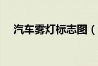 汽车雾灯标志图(汽车雾灯怎么开图解)