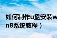 如何制作u盘安装win8（制作u盘启动安装win8系统教程）