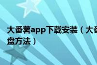 大番薯app下载安装（大番薯u盘启动盘制作工具制作启动U盘方法）