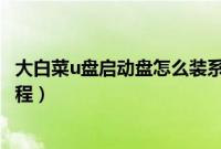 大白菜u盘启动盘怎么装系统（大白菜u盘启动盘重装系统教程）