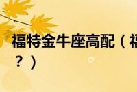 福特金牛座高配（福特金牛座低配有哪些配置？）