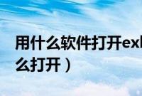 用什么软件打开exb格式文件（exb文件用什么打开）