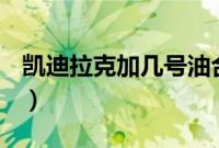 凯迪拉克加几号油合适（凯迪拉克加几号油？）