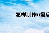 怎样制作u盘启动盘（重装系统）