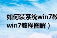 如何装系统win7教程图解大全(如何装系统win7教程图解)