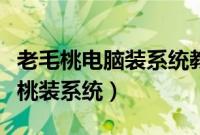 老毛桃电脑装系统教程（电脑中怎么使用老毛桃装系统）