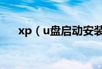 xp（u盘启动安装win7系统方法分享）