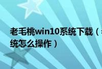 老毛桃win10系统下载（老毛桃u盘系统安装盘制作安装系统怎么操作）