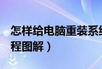 怎样给电脑重装系统（u盘安装win10系统教程图解）