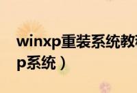 winxp重装系统教程（电脑中如何重装winxp系统）
