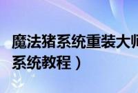 魔法猪系统重装大师怎么用（魔法猪一键重装系统教程）