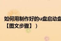 如何用制作好的u盘启动盘重装系统（咋样制作u盘重装系统【图文步骤】）