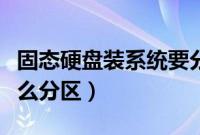 固态硬盘装系统要分区吗（固态硬盘装系统怎么分区）