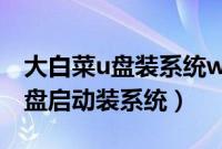 大白菜u盘装系统win7（裸机如何用大白菜u盘启动装系统）