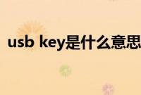 usb key是什么意思（usb key是什么启动）