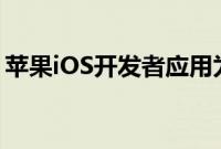 苹果iOS开发者应用为中国开发者增加新功能