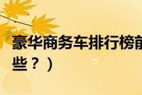 豪华商务车排行榜前十名（豪华商务轿车有哪些？）