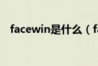 facewin是什么（facewin脸赢使用教程）