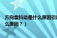方向盘抖动是什么原因引起的（汽车方向盘抖动有异响是什么原因？）
