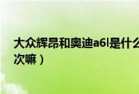 大众辉昂和奥迪a6l是什么关系（大众辉昂和奥迪a6一个档次嘛）