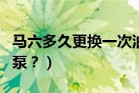马六多久更换一次油泵（马六多久更换一次油泵？）