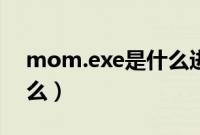 mom.exe是什么进程（mdm.exe进程是什么）