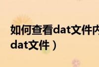 如何查看dat文件内容（使用工具查看index.dat文件）