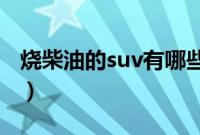 烧柴油的suv有哪些车（7座柴油suv有哪些？）